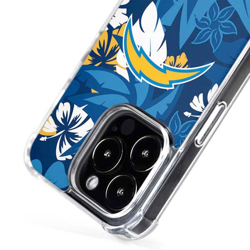 NFL Los Angeles Chargers Tropical Print iPhone 16 Pro MagSafe Case